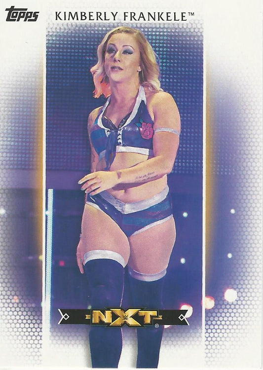 WWE Topps Women Division 2017 Kimberly Frankele R6 trading card PW Catalog