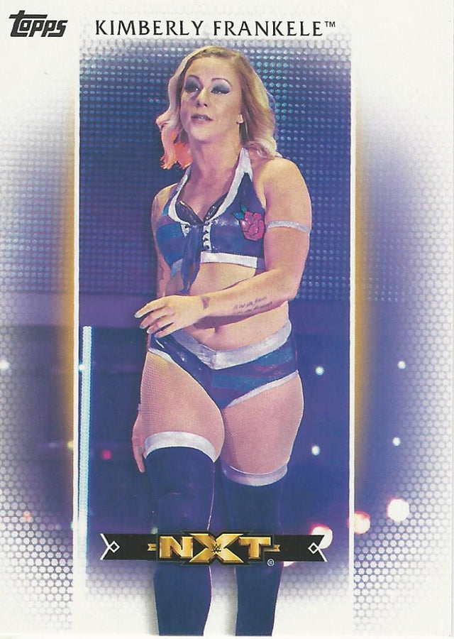 WWE Topps Women Division 2017 Kimberly Frankele R6 trading card PW Catalog