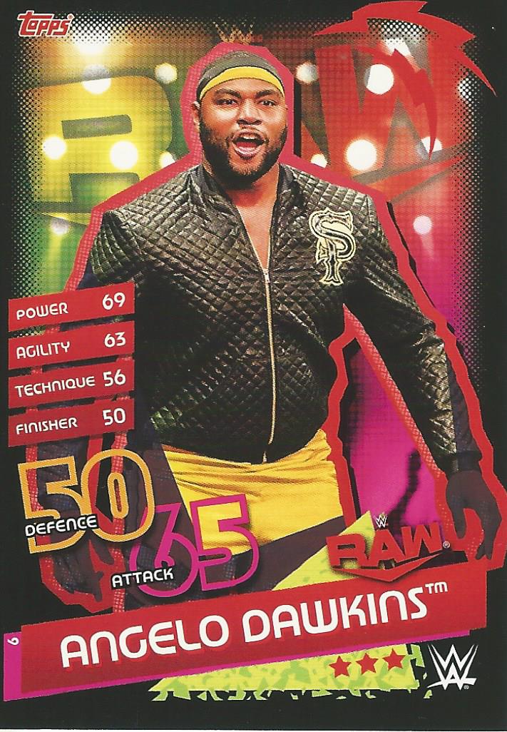 WWE Topps Slam Attax Reloaded 2020 Angelo Dawkins #6
