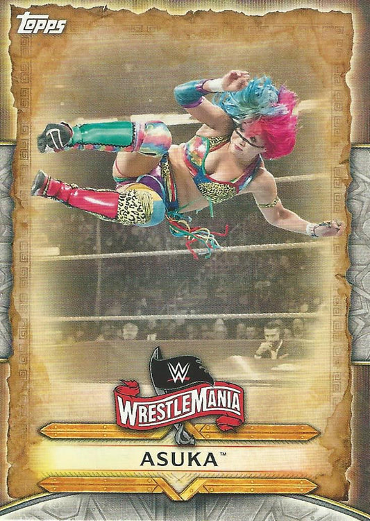 WWE Topps Road to Wrestlemania 2020 Asuka WM-6 trading card PW Catalog