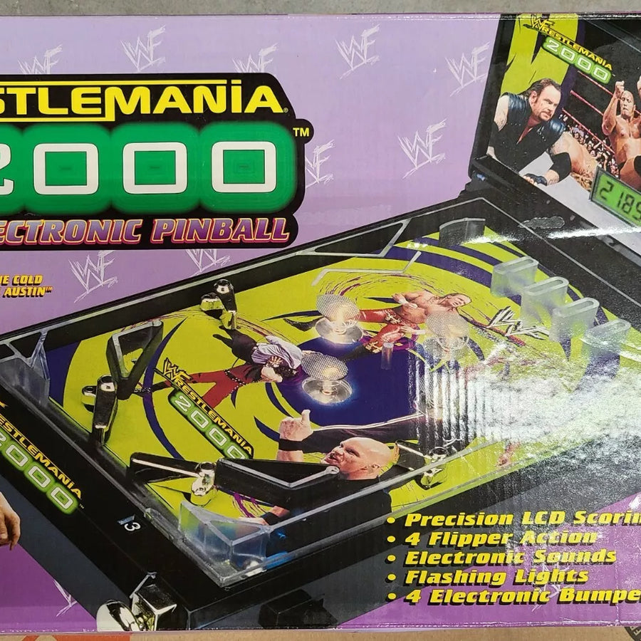 WWF WrestleMania 2000 Electronic Pinball machine PWcatalog