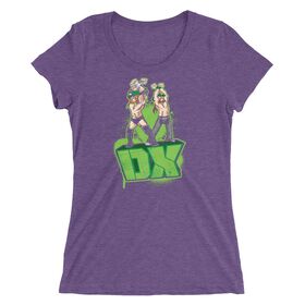 D-Generation X "Illustrated Logo" Women's Tri-Blend T-Shirt T-Shirt PW Catalog