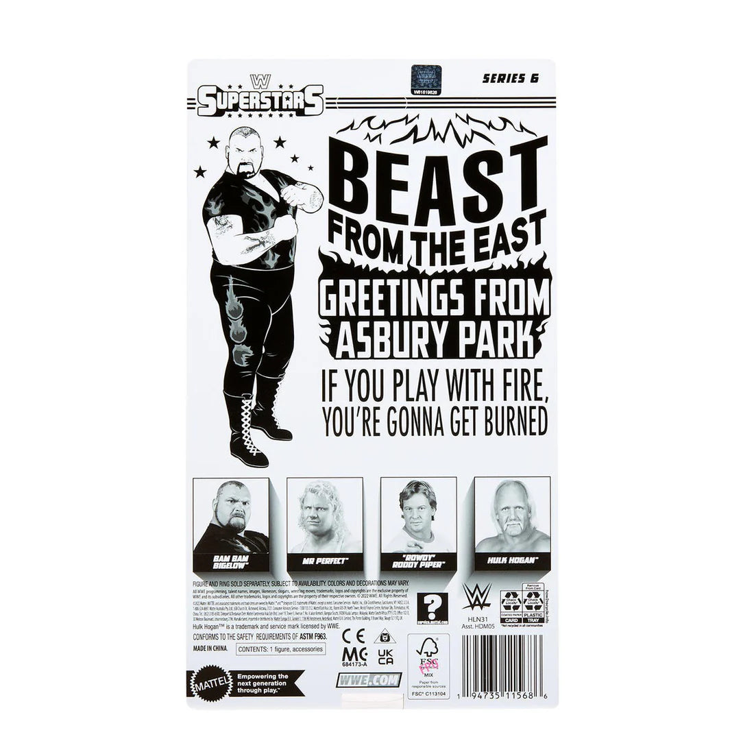 WWE Superstars Series 6 Bam Bam Bigelow PW Catalog