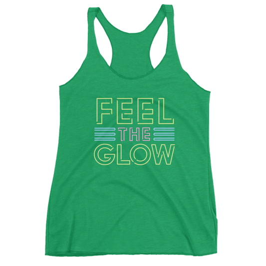 Naomi "Feel The Glow" Women's Racerback Tank Top Tank Top PW Catalog
