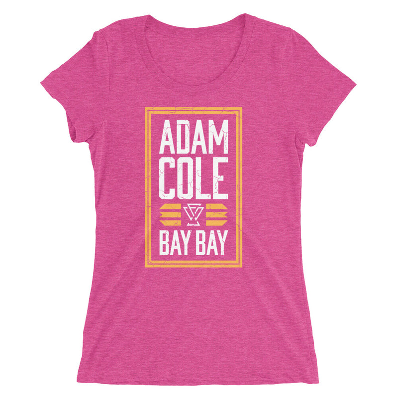 Adam Cole "Bay Bay" Women's Tri-Blend T-shirt