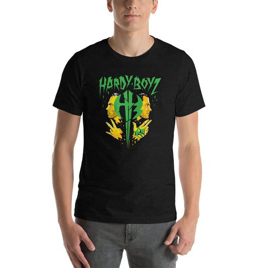 The Hardy Boyz "Logo Faces" Short-Sleeve Unisex T-Shirt T-Shirt PW Catalog