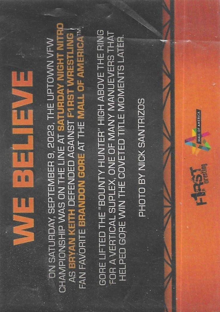 WE Believe trading card PW Catalog