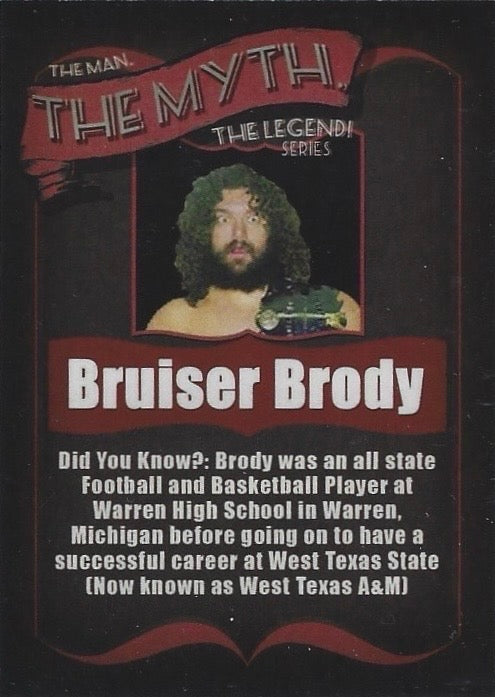 Bruiser Brody trading card PW Catalog