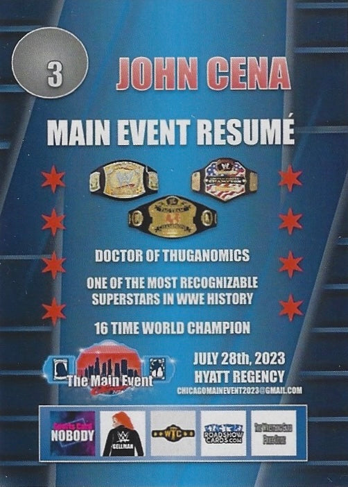 John Cena trading card PW Catalog