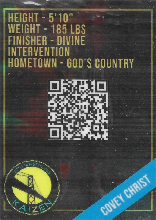 Covey Christ trading card PW Catalog