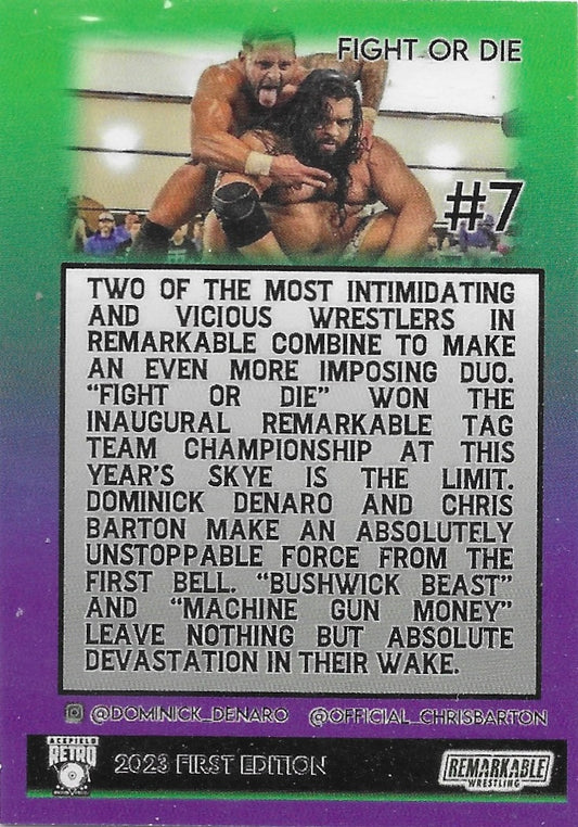 Fight or DIE trading card PW Catalog