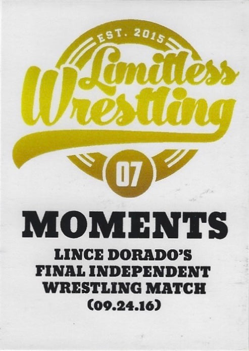 Lince Dorado’s Final Independent Wrestling Match (09.24.16) trading card PW Catalog