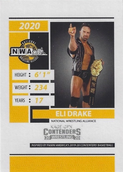 ELI Drake trading card PW Catalog