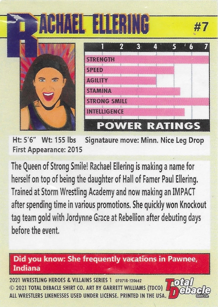 Rachael Ellering trading card PW Catalog