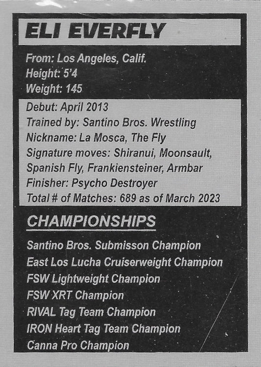 ELI Everfly trading card PW Catalog