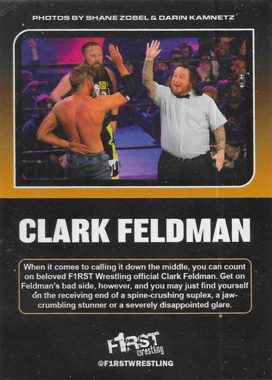 Referee Clark Feldman
