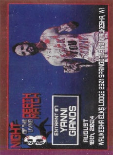 Yanni Gianos trading card PW Catalog