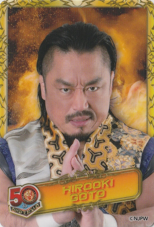 Hirooki Goto trading card PW Catalog