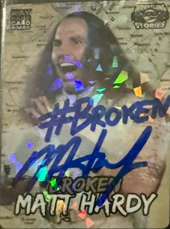 Broken Matt Hardy trading card PW Catalog