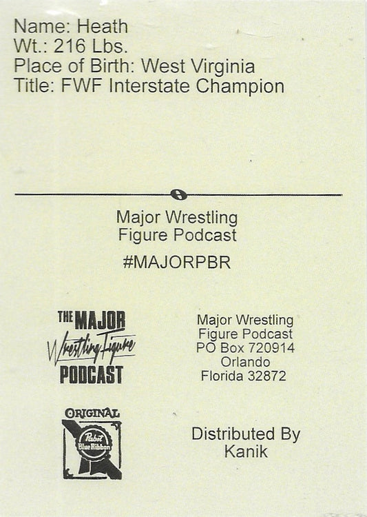 Heath trading card PW Catalog