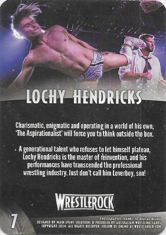 Lochy Hendricks trading card PW Catalog