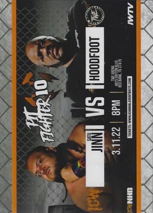 Pit Fighter 10 – Satu Jinn vs Hoodfoot trading card PW Catalog