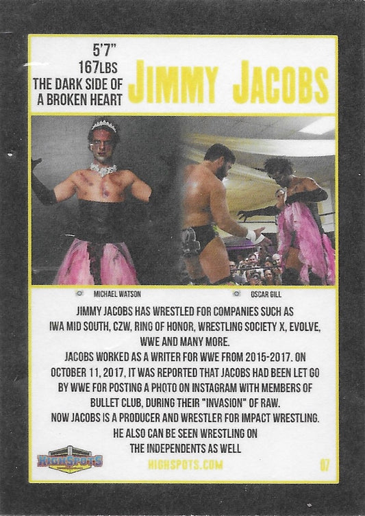Jimmy Jacobs trading card PW Catalog