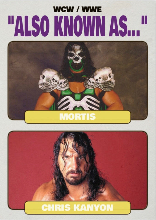 Mortis / Chris Kanyon trading card PW Catalog