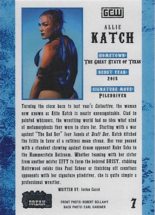 “A Professional Wrestler” Allie Katch