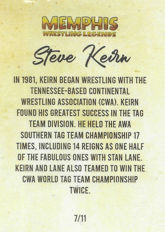 Steve Keirn trading card PW Catalog
