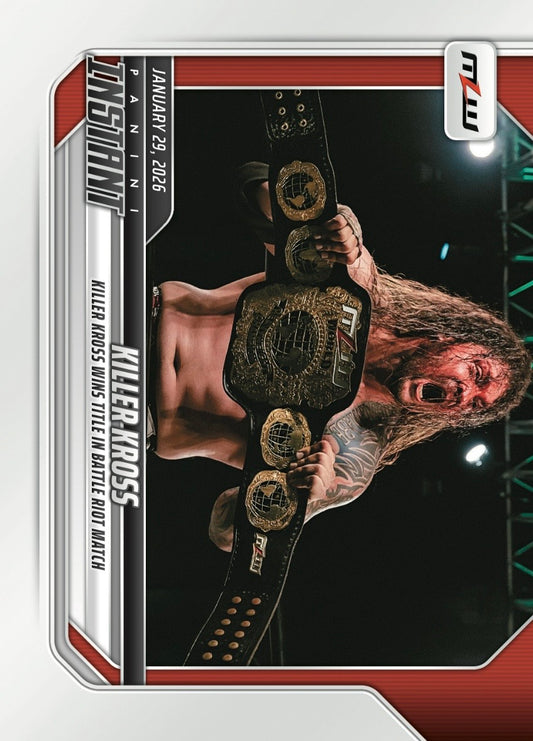 Killer Kross – Killer Kross Wins Title in Battle Riot Match trading card PW Catalog