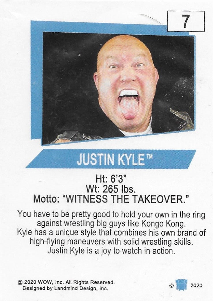 Justin Kyle trading card PW Catalog