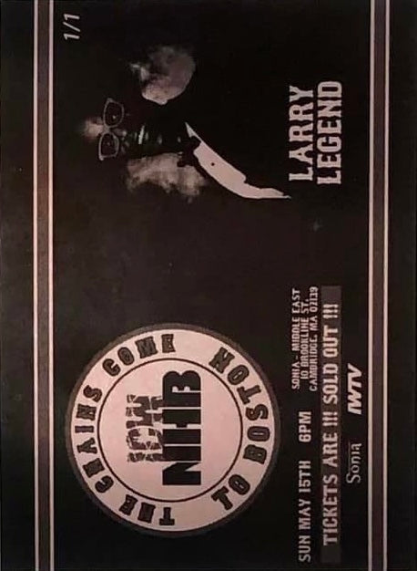 ICW NHB the Chains Come to Boston – Larry Legend trading card PW Catalog