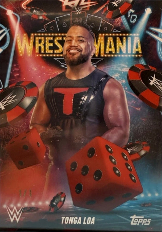 Tonga LOA trading card PW Catalog