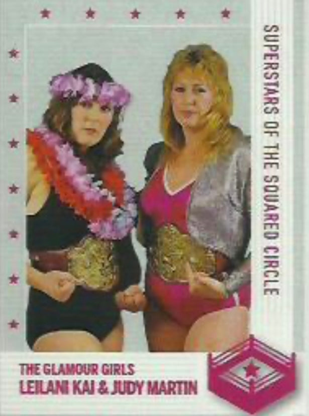 The Glamour Girls Leilani KAI & Judy Martin trading card PW Catalog