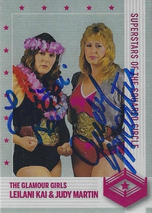 The Glamour Girls Leilani KAI & Judy Martin trading card PW Catalog