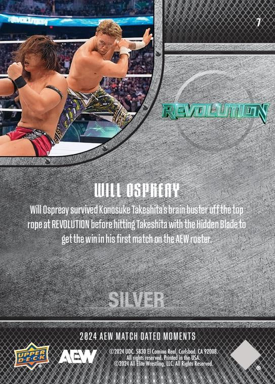 Will Ospreay – Will Ospreay Defeats Konosuke Takeshita in HIS First Match on the AEW Roster