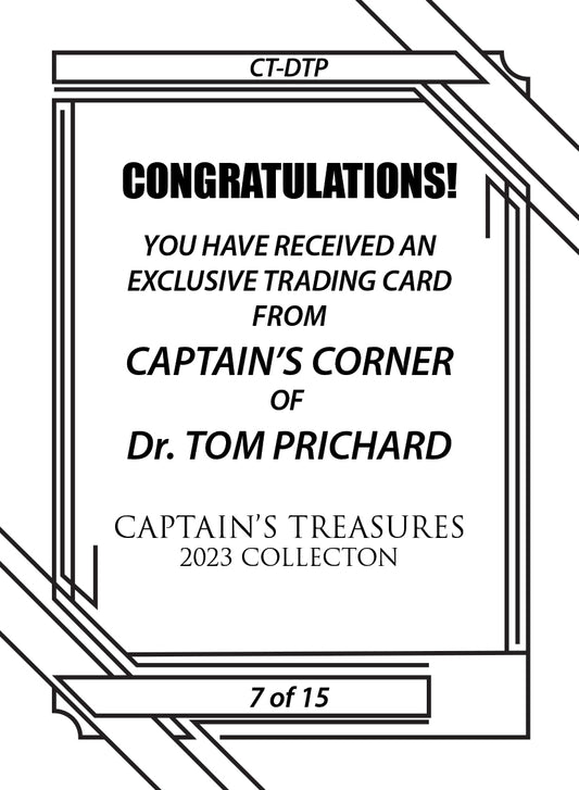 DR. TOM Prichard trading card PW Catalog