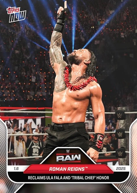 Roman Reigns Reclaims ULA Fala and ‘Tribal Chief’ Honor