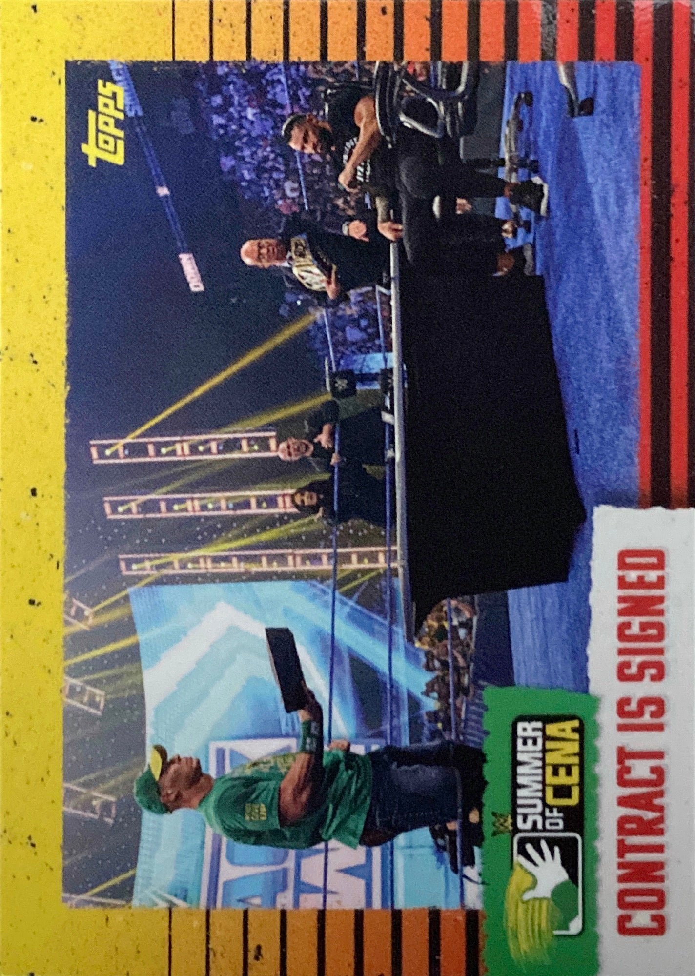 Smackdown – Contract IS Signed trading card PW Catalog
