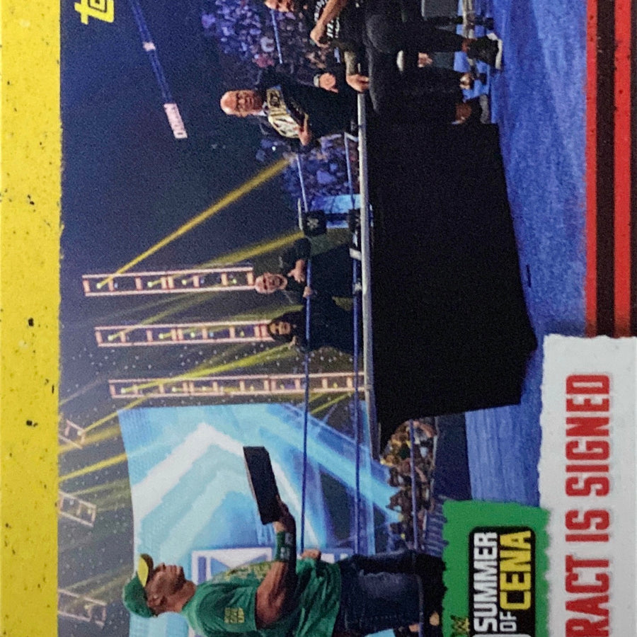 Smackdown – Contract IS Signed trading card PW Catalog