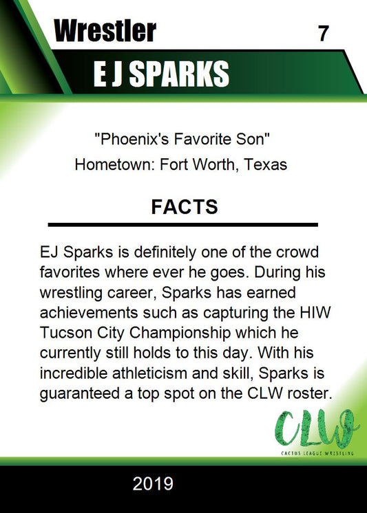 EJ Sparks Trading Card PWcatalog