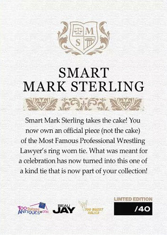 Smart Mark Sterling – Autograph Event Worn TIE - image 2