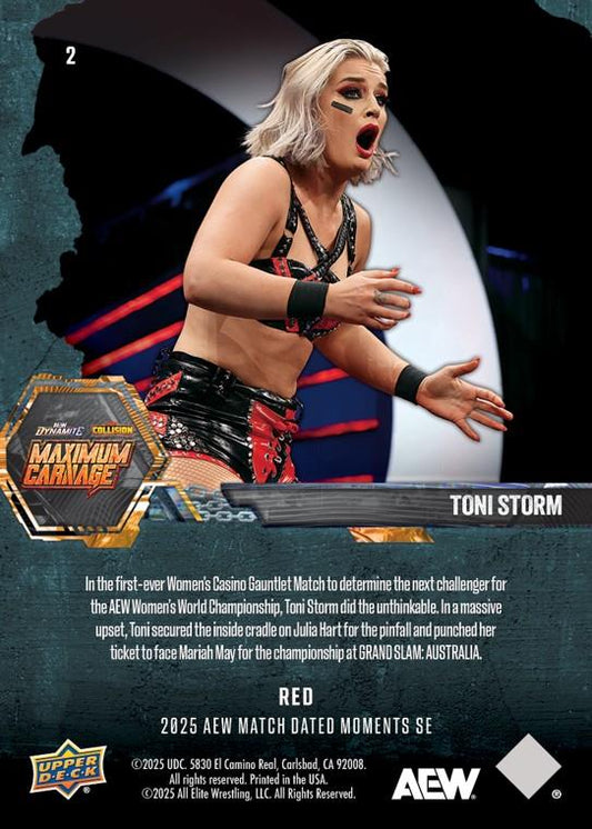 Toni Storm – Toni Storm Shocks the World to Earn a Chance at the AEW Women’s World Championship in Australia
