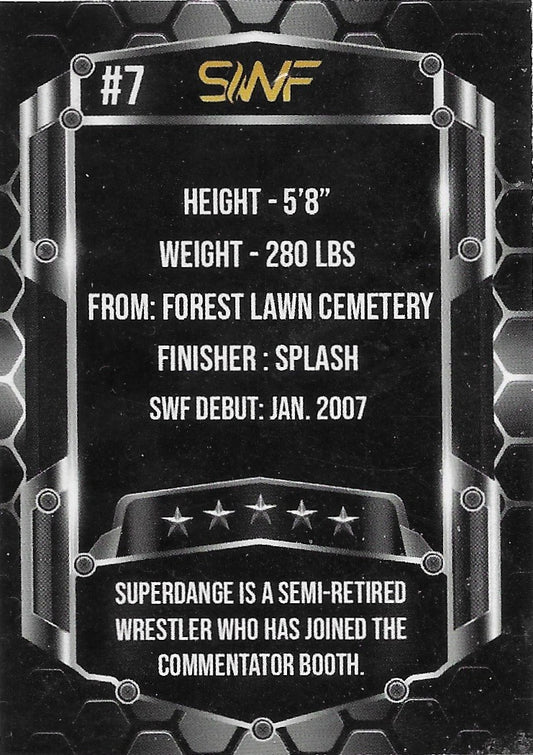 Superdanger trading card PW Catalog