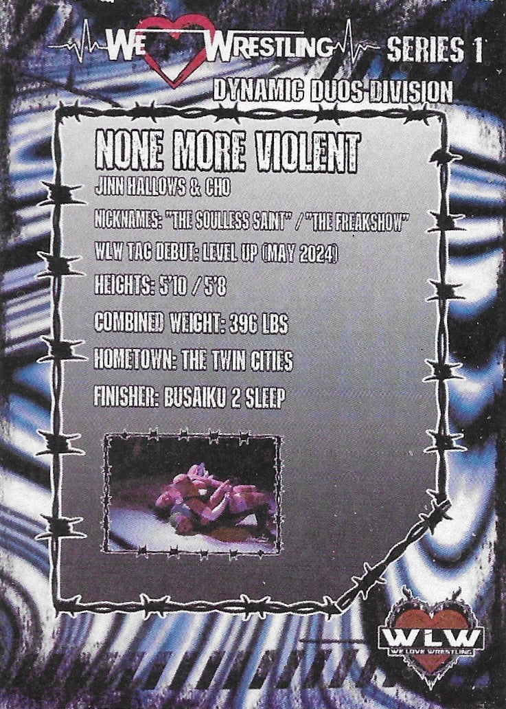 None More Violent – Jinn Hallows & CHO trading card PW Catalog