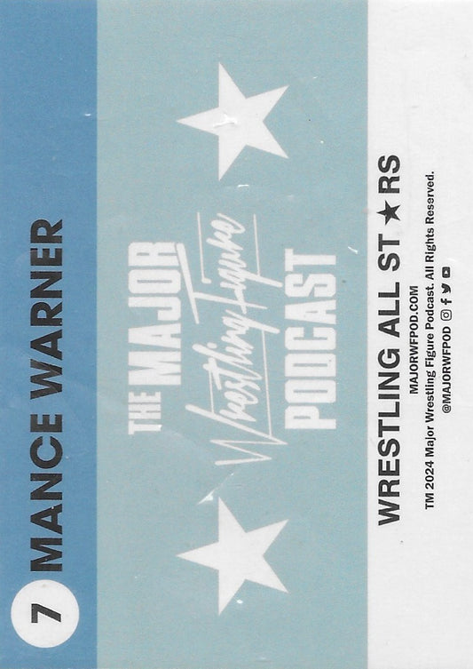 Mance Warner trading card PW Catalog
