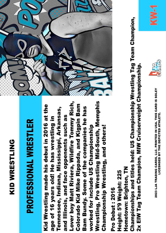 Kid Wrestling Trading Card PWcatalog