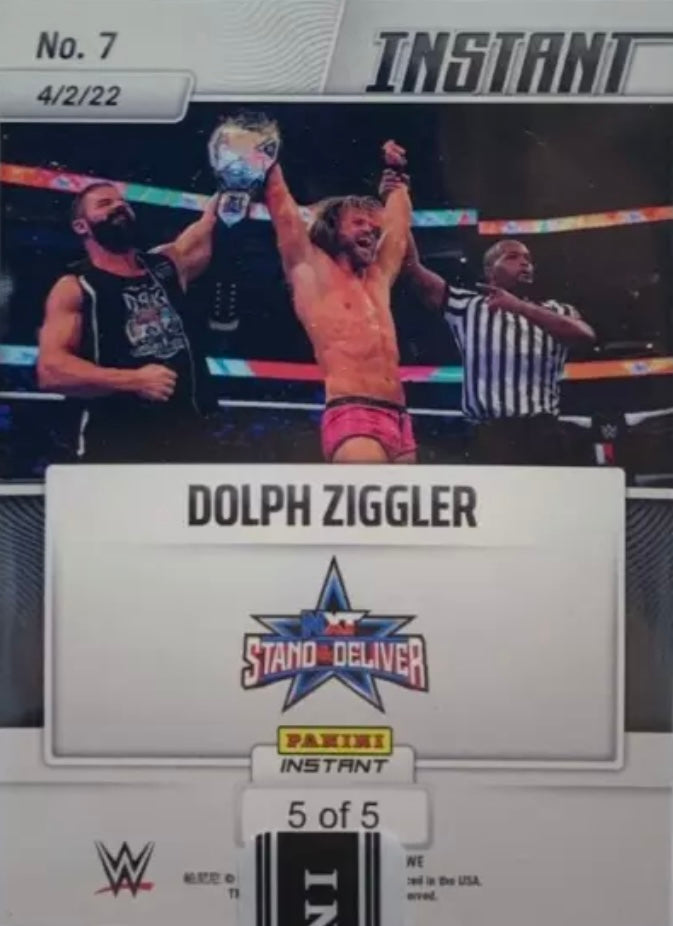 Dolph Ziggler – Ziggler Retains NXT Championship trading card PW Catalog