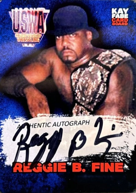 Reggie B. Fine trading card PW Catalog